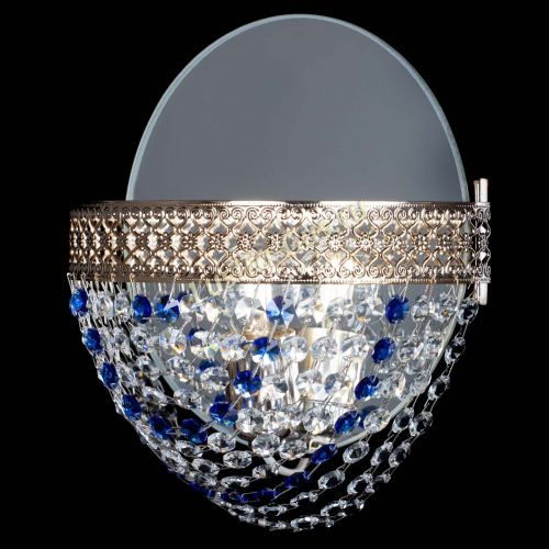 Бра Венеция Сетка синяя в Самаре Гусь Хрустальный