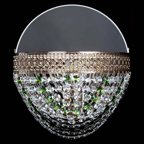 Бра Венеция Сетка зеленая в Самаре Гусь Хрустальный