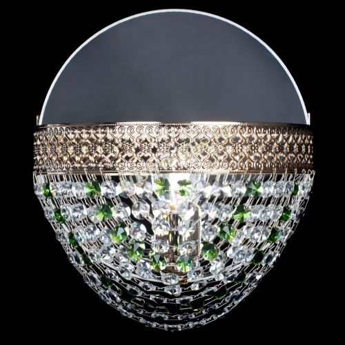 Бра Венеция Сетка зеленая в Самаре Гусь Хрустальный