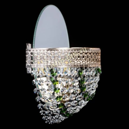 Бра Венеция Сетка зеленая в Самаре Гусь Хрустальный