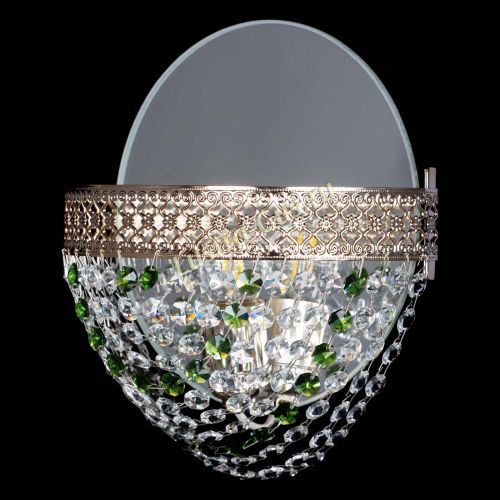 Бра Венеция Сетка зеленая в Самаре Гусь Хрустальный