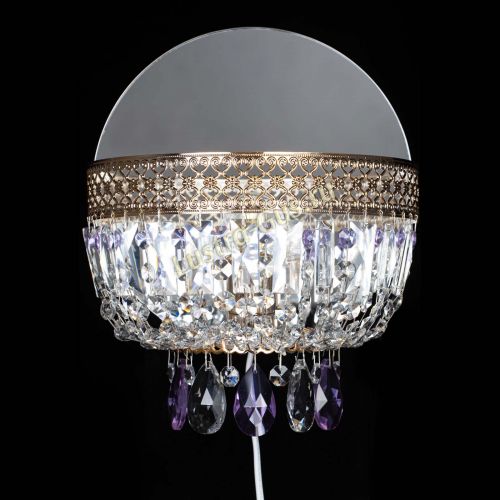 Бра Венеция фиолетовая в Самаре Гусь Хрустальный