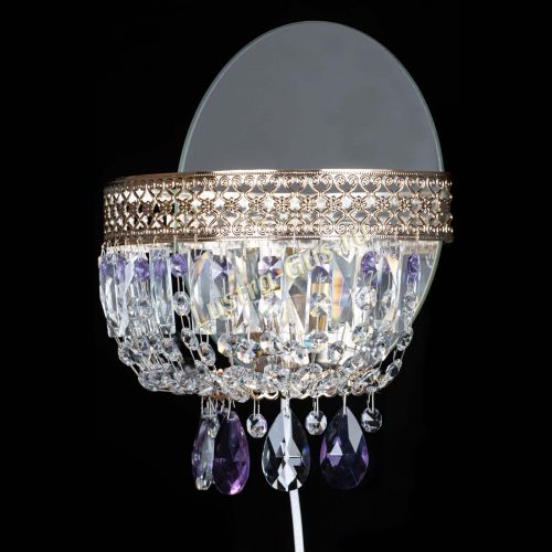 Бра Венеция фиолетовая в Самаре Гусь Хрустальный