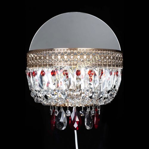 Бра Венеция красная в Самаре Гусь Хрустальный