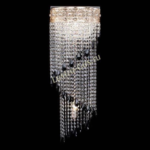 Бра Восток каскад №2 черная в Самаре Гусь Хрустальный