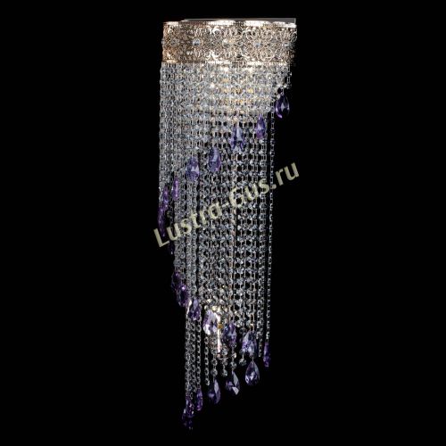 Бра Восток каскад №2 фиолетовая в Самаре Гусь Хрустальный