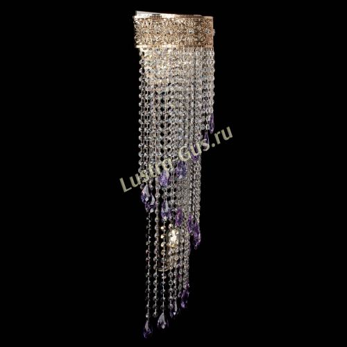 Бра Восток каскад №2 фиолетовая в Самаре Гусь Хрустальный