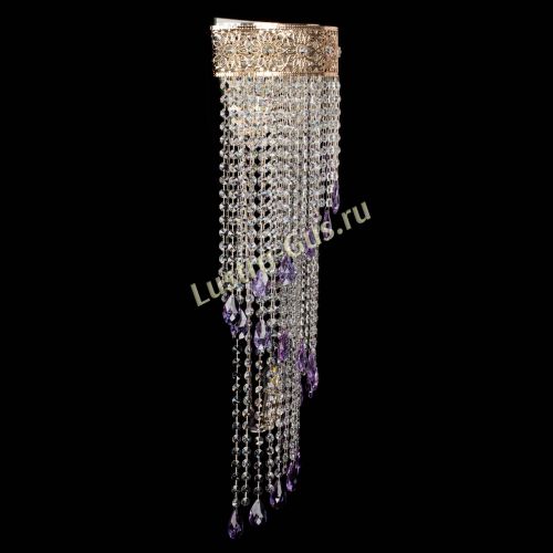 Бра Восток каскад №2 фиолетовая в Самаре Гусь Хрустальный