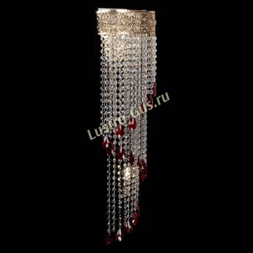 Бра Восток каскад №2 красная в Самаре Гусь Хрустальный