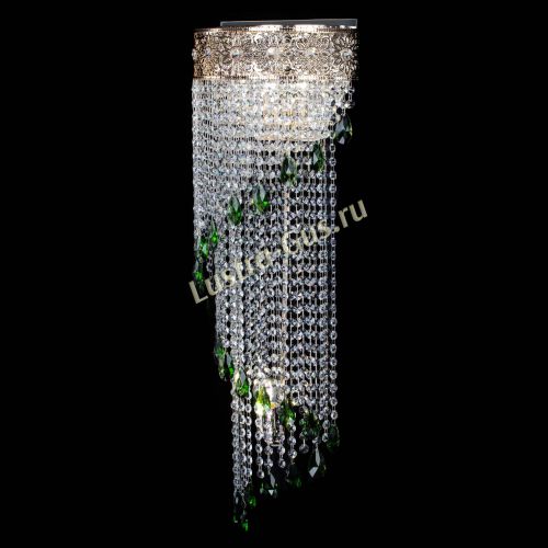 Бра Восток каскад №2 зеленая в Самаре Гусь Хрустальный