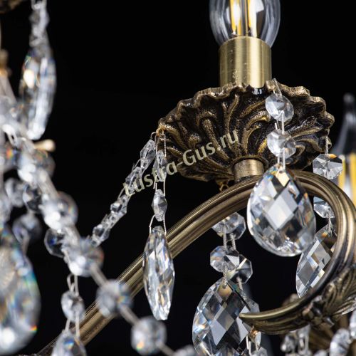 Люстра бронзовая Афина №1 баден в Самаре Гусь Хрустальный