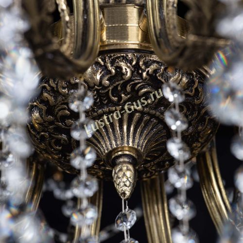 Люстра бронзовая Афина №1 баден в Самаре Гусь Хрустальный
