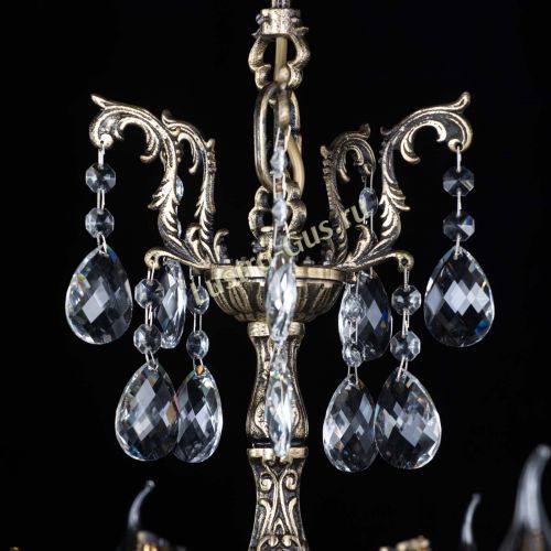 Люстра бронзовая Афина №1 баден в Самаре Гусь Хрустальный