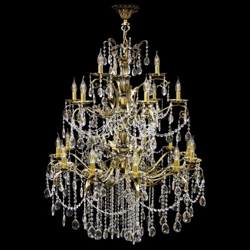 Люстра бронзовая Афина №21 в Самаре Гусь Хрустальный