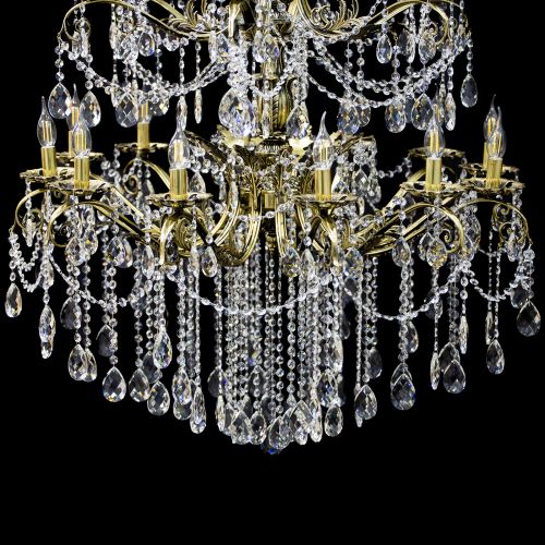 Люстра бронзовая Афина №21 в Самаре Гусь Хрустальный