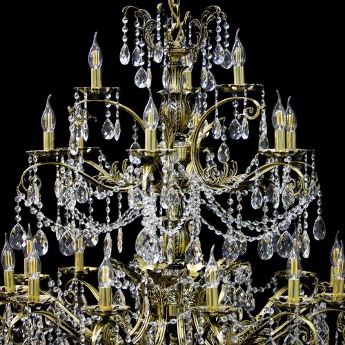 Люстра бронзовая Афина №21 в Самаре Гусь Хрустальный