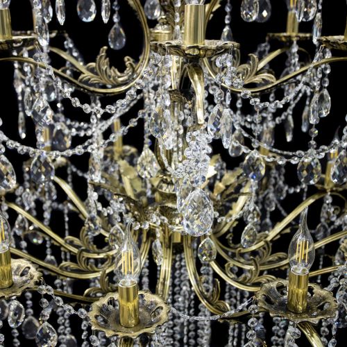 Люстра бронзовая Афина №21 в Самаре Гусь Хрустальный