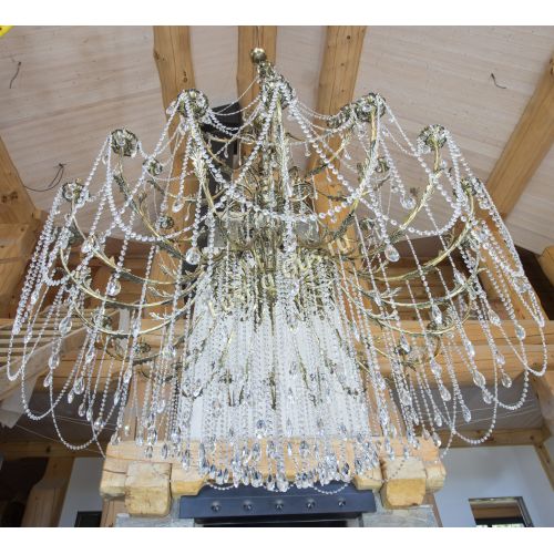 Люстра бронзовая Афина №35 в Самаре Гусь Хрустальный