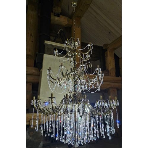 Люстра бронзовая Афина №35 в Самаре Гусь Хрустальный