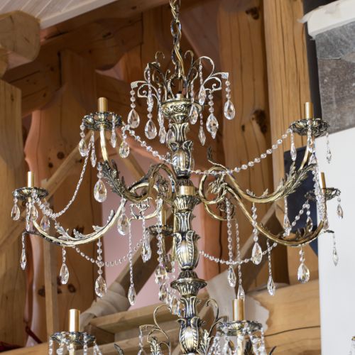 Люстра бронзовая Афина №35 в Самаре Гусь Хрустальный