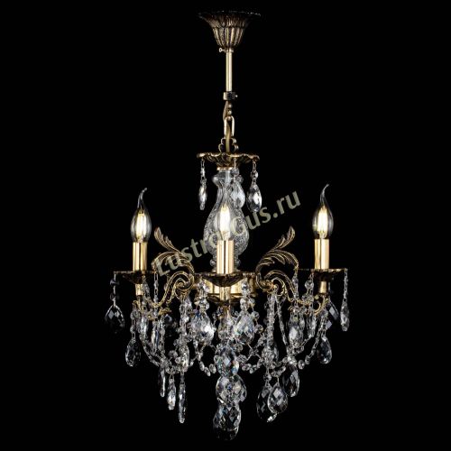 Люстра бронзовая Алфея №3/1 Баден в Самаре Гусь Хрустальный