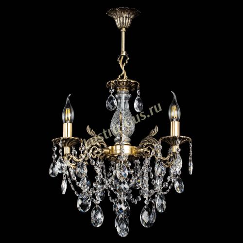 Люстра бронзовая Алфея №3/1 Баден в Самаре Гусь Хрустальный