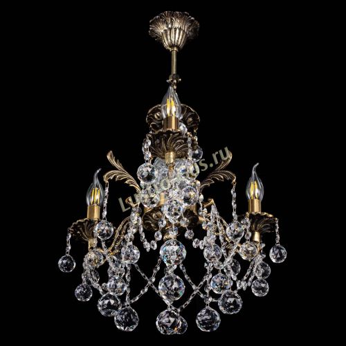 Люстра бронзовая Алфея №3/1 Шар в Самаре Гусь Хрустальный