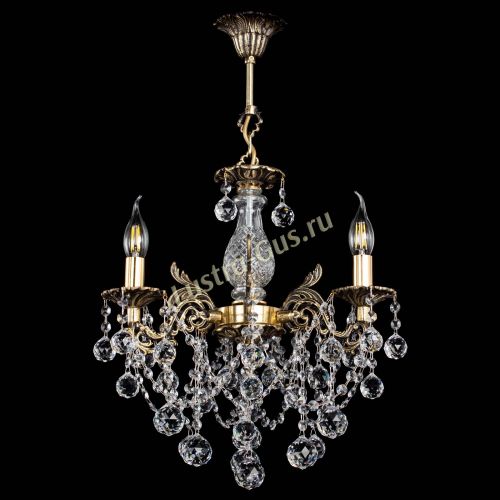 Люстра бронзовая Алфея №3/1 Шар в Самаре Гусь Хрустальный