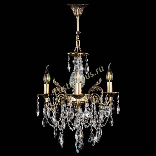 Люстра бронзовая Алфея №3/1 Журавлик в Самаре Гусь Хрустальный