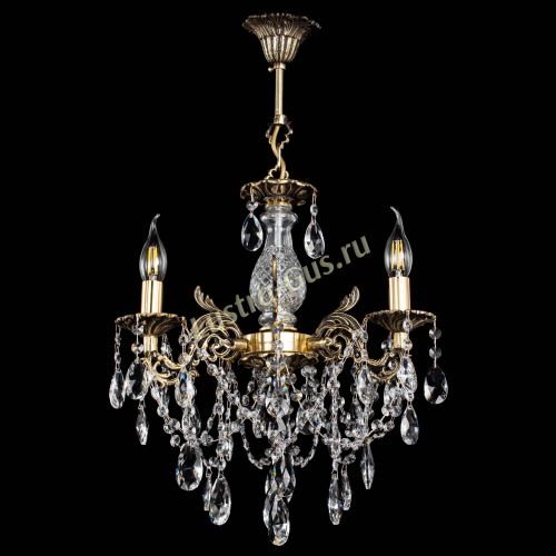 Люстра бронзовая Алфея №3/1 Журавлик в Самаре Гусь Хрустальный