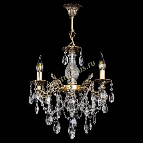 Люстра бронзовая Алфея №3/1 Звездочка в Самаре Гусь Хрустальный