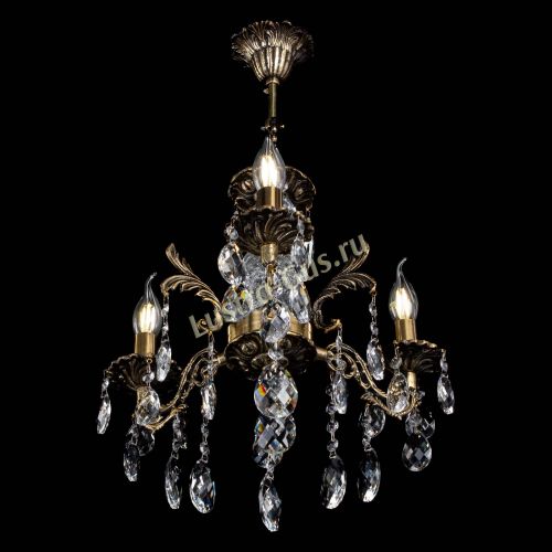 Люстра бронзовая Алфея №3/2 Баден в Самаре Гусь Хрустальный