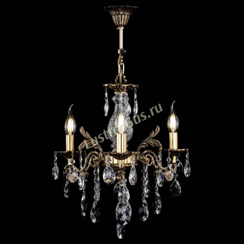 Люстра бронзовая Алфея №3/2 Баден в Самаре Гусь Хрустальный