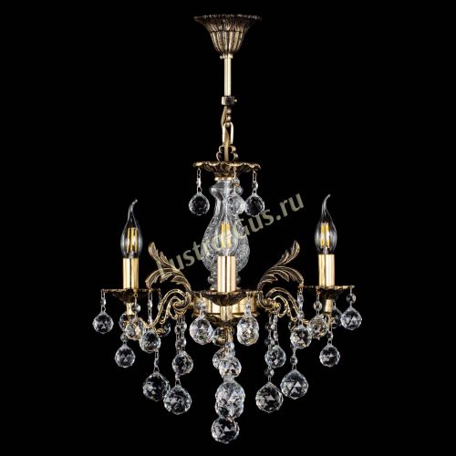 Люстра бронзовая Алфея №3/2 Шар в Самаре Гусь Хрустальный