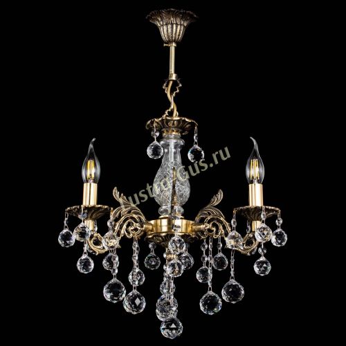 Люстра бронзовая Алфея №3/2 Шар в Самаре Гусь Хрустальный