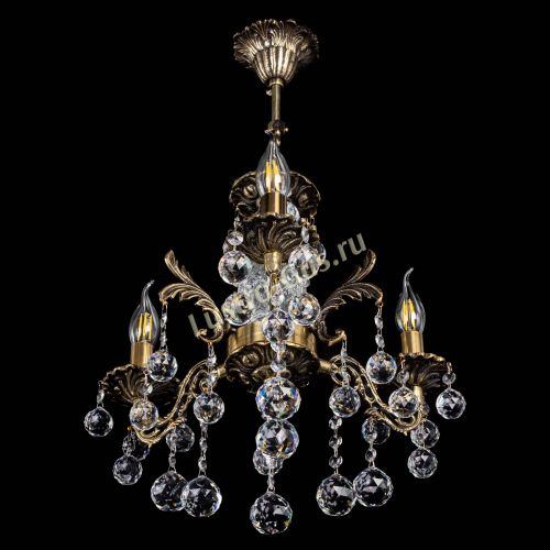 Люстра бронзовая Алфея №3/2 Шар в Самаре Гусь Хрустальный