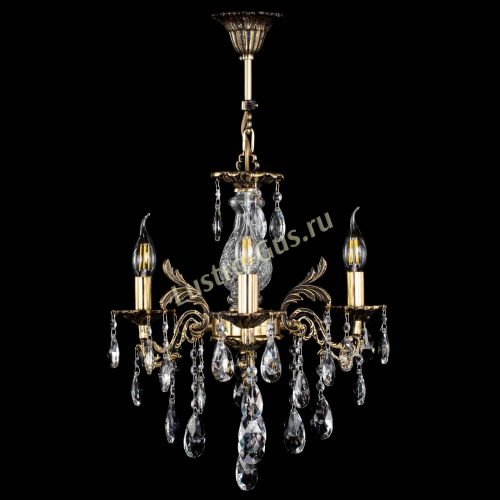 Люстра бронзовая Алфея №3/2 Журавлик в Самаре Гусь Хрустальный