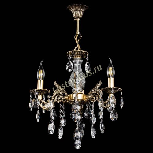 Люстра бронзовая Алфея №3/2 Звездочка в Самаре Гусь Хрустальный