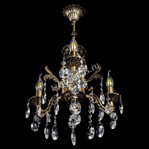 Люстра бронзовая Алфея №3/2 Звездочка в Самаре Гусь Хрустальный