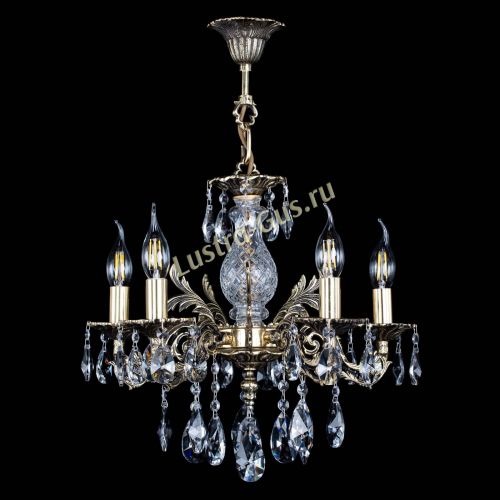 Люстра бронзовая Алфея №5/1 Лучик в Самаре Гусь Хрустальный