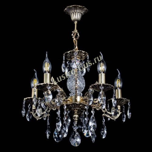 Люстра бронзовая Алфея №5/1 Лучик в Самаре Гусь Хрустальный