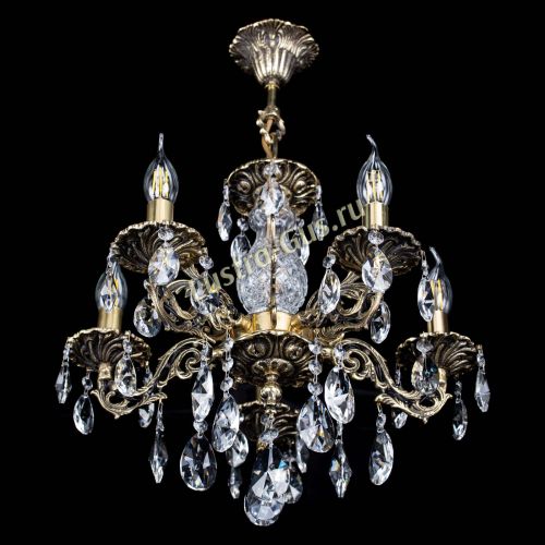 Люстра бронзовая Алфея №5/1 Лучик в Самаре Гусь Хрустальный