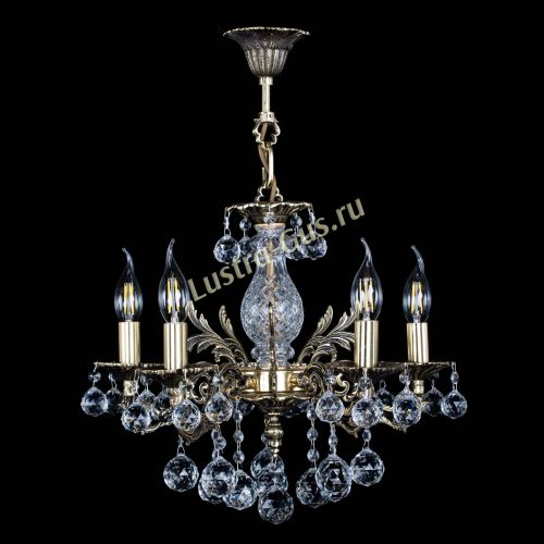 Люстра бронзовая Алфея №5/1 Шар в Самаре Гусь Хрустальный