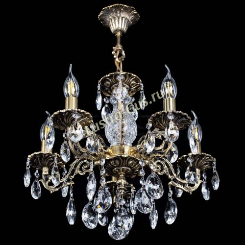 Люстра бронзовая Алфея №5/1 Журавлик в Самаре Гусь Хрустальный