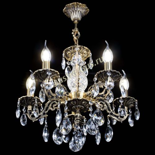 Люстра бронзовая Алфея №5/1 Журавлик в Самаре Гусь Хрустальный