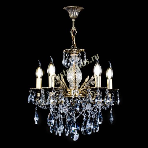 Люстра бронзовая Алфея №5/3 Лучик в Самаре Гусь Хрустальный