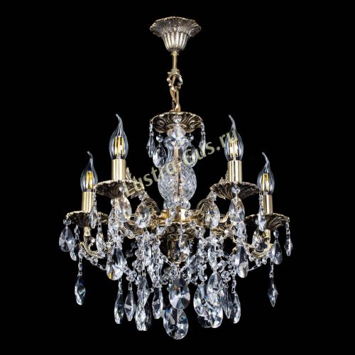 Люстра бронзовая Алфея №5/3 Лучик в Самаре Гусь Хрустальный