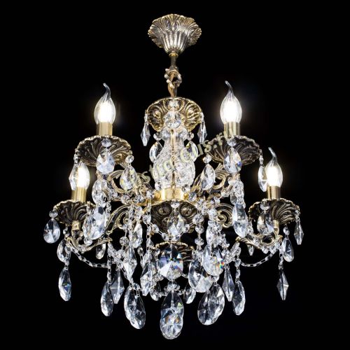 Люстра бронзовая Алфея №5/3 Лучик в Самаре Гусь Хрустальный