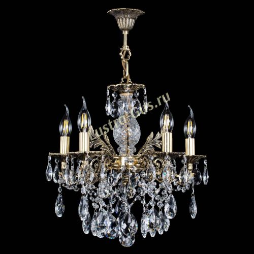 Люстра бронзовая Алфея №5/3 Журавлик в Самаре Гусь Хрустальный