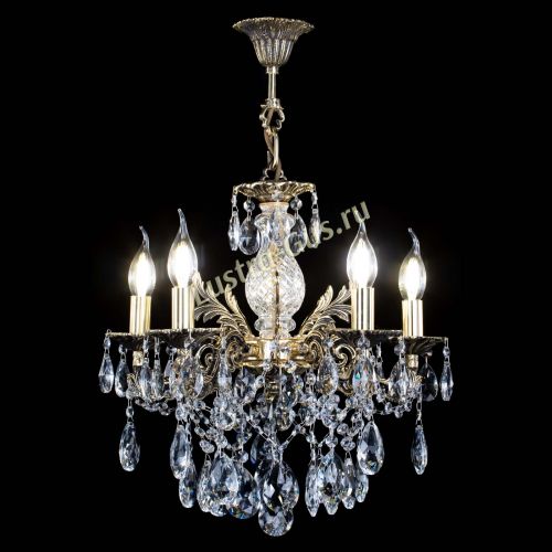 Люстра бронзовая Алфея №5/3 Журавлик в Самаре Гусь Хрустальный